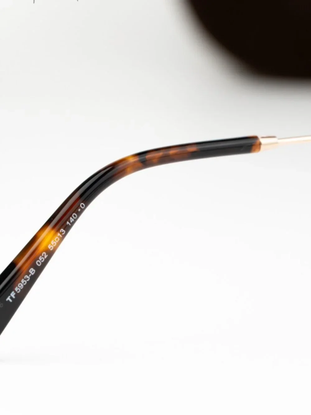 Tom Ford Women Eyeglasses Havana Butterfly FT5953-B 052 NEW AUTHENTIC